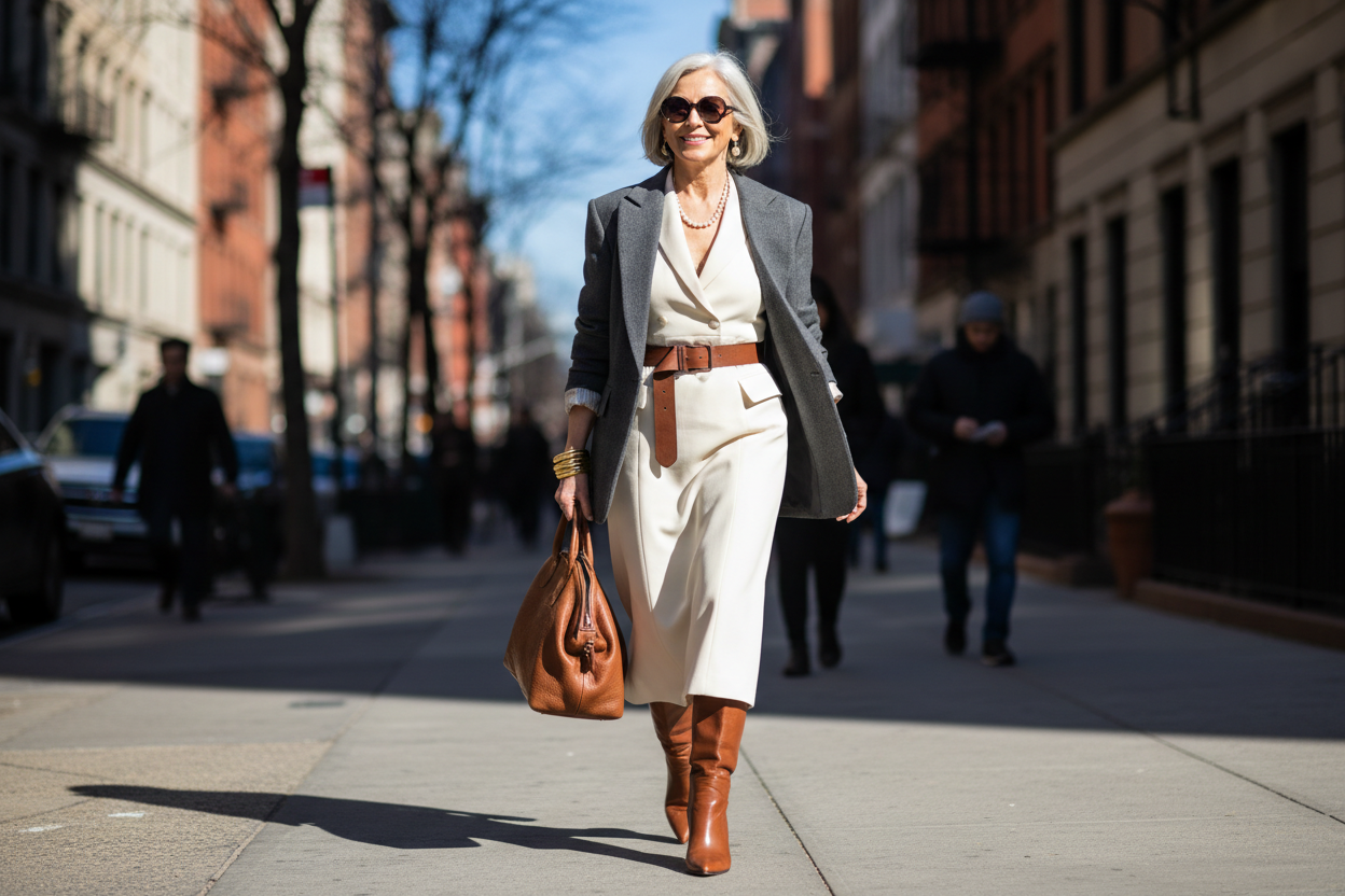 How to Dress Femininely Over 50?