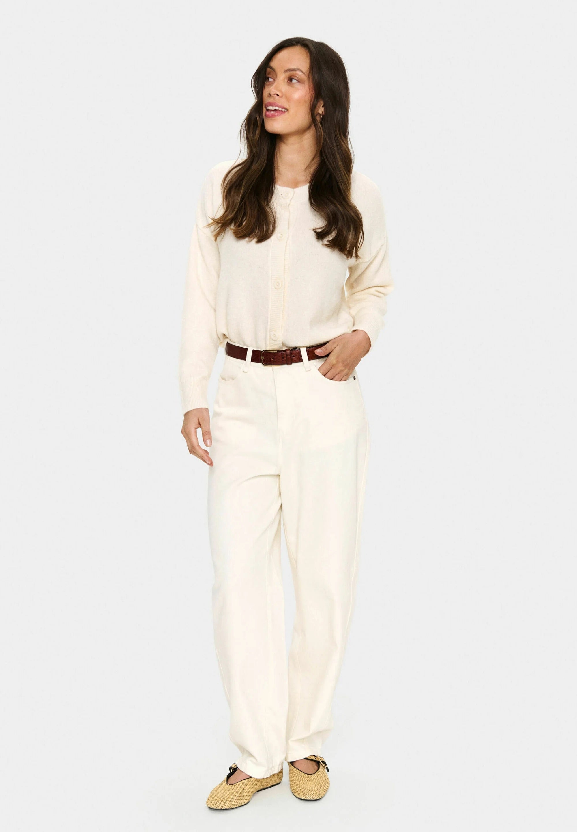 Saint Tropez SHELLYSZ Cardigan - Ice