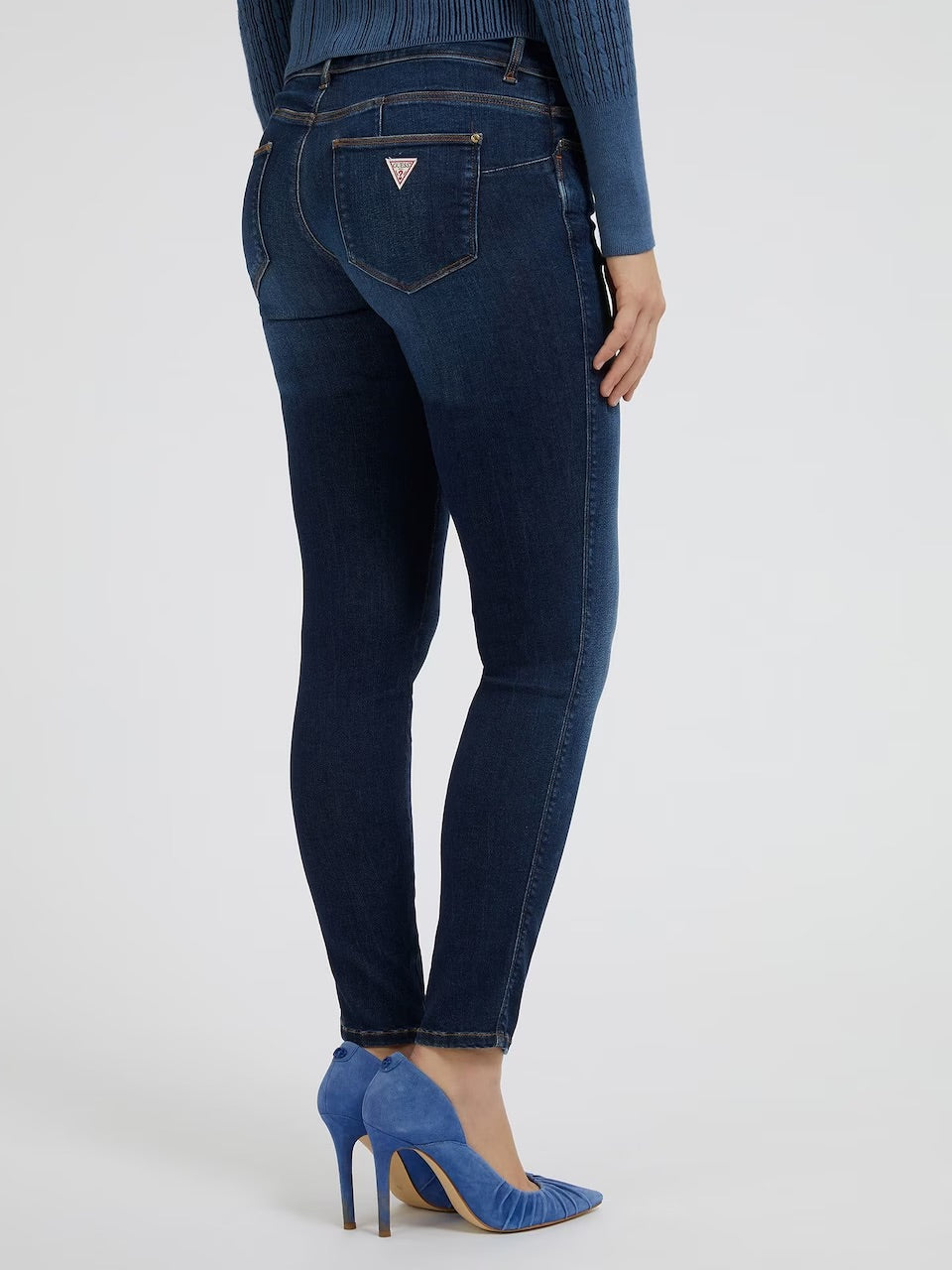 Guess Sexy Curve Stretch Skinny Jeans – Dark Blue