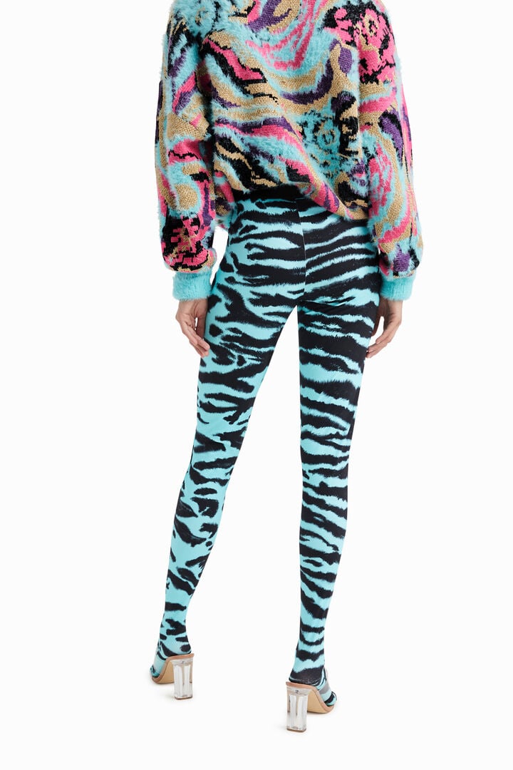 Desigual Patterned Leggings Tights 2-in-1