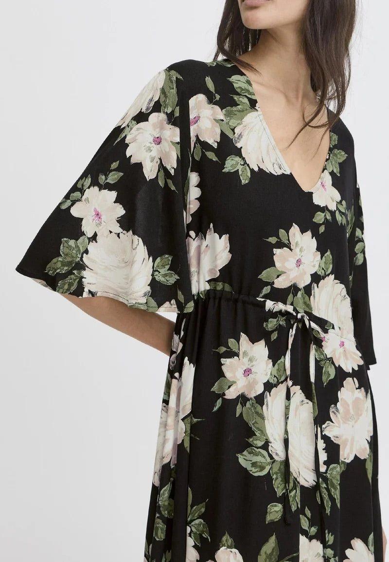 b.young BYMMJOELLA - Maxi dress - black roses