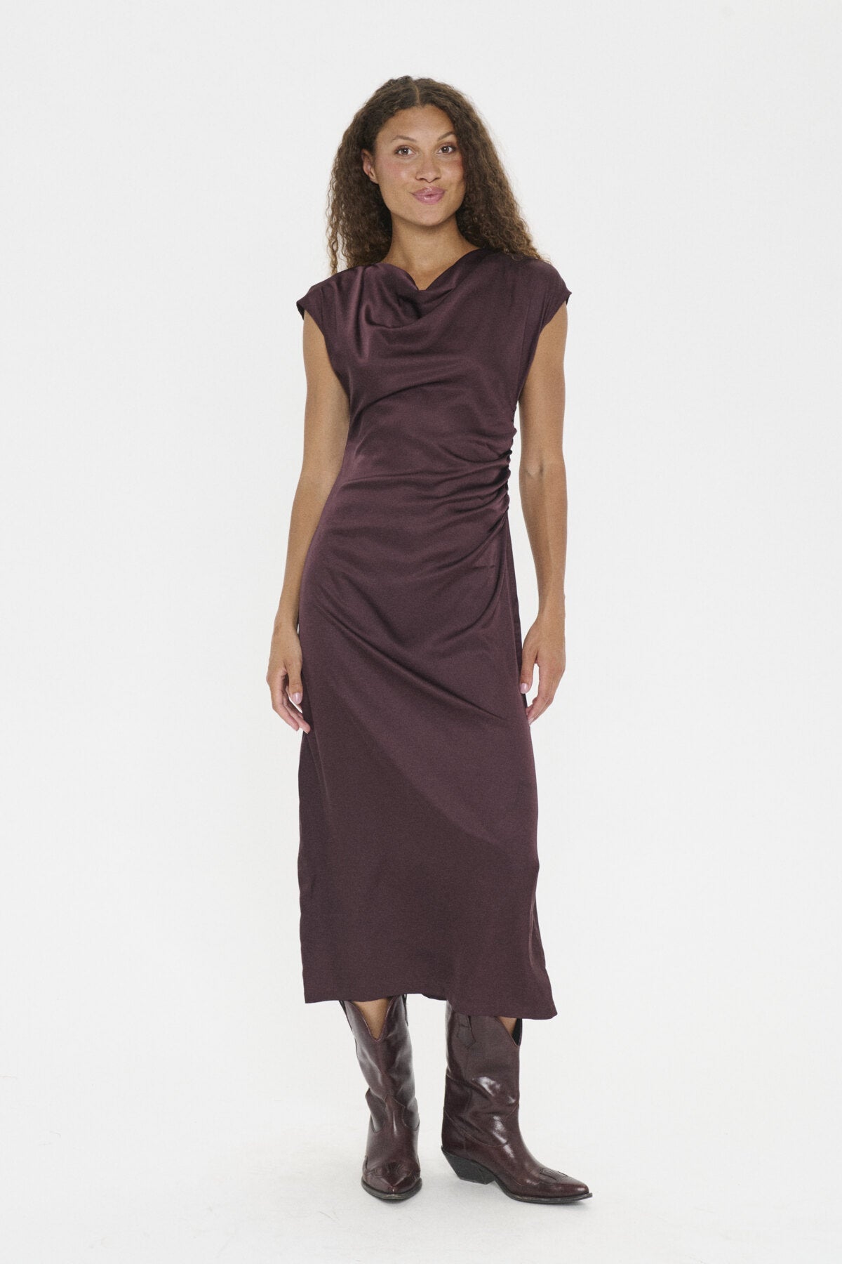 Saint Tropez ZidtSZ Cap Sleeve Dress - Fudge