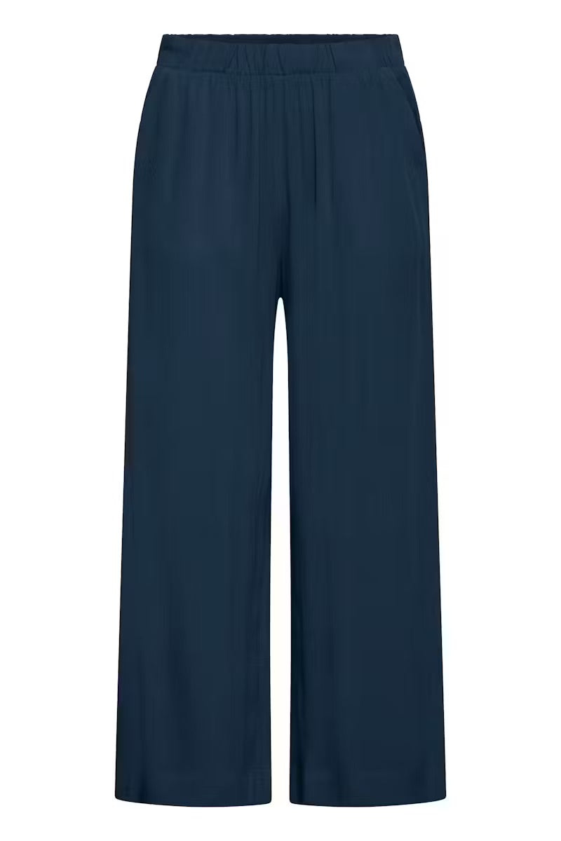 ICHI IHMARRAKECH Bukser - Deep Teal Blue