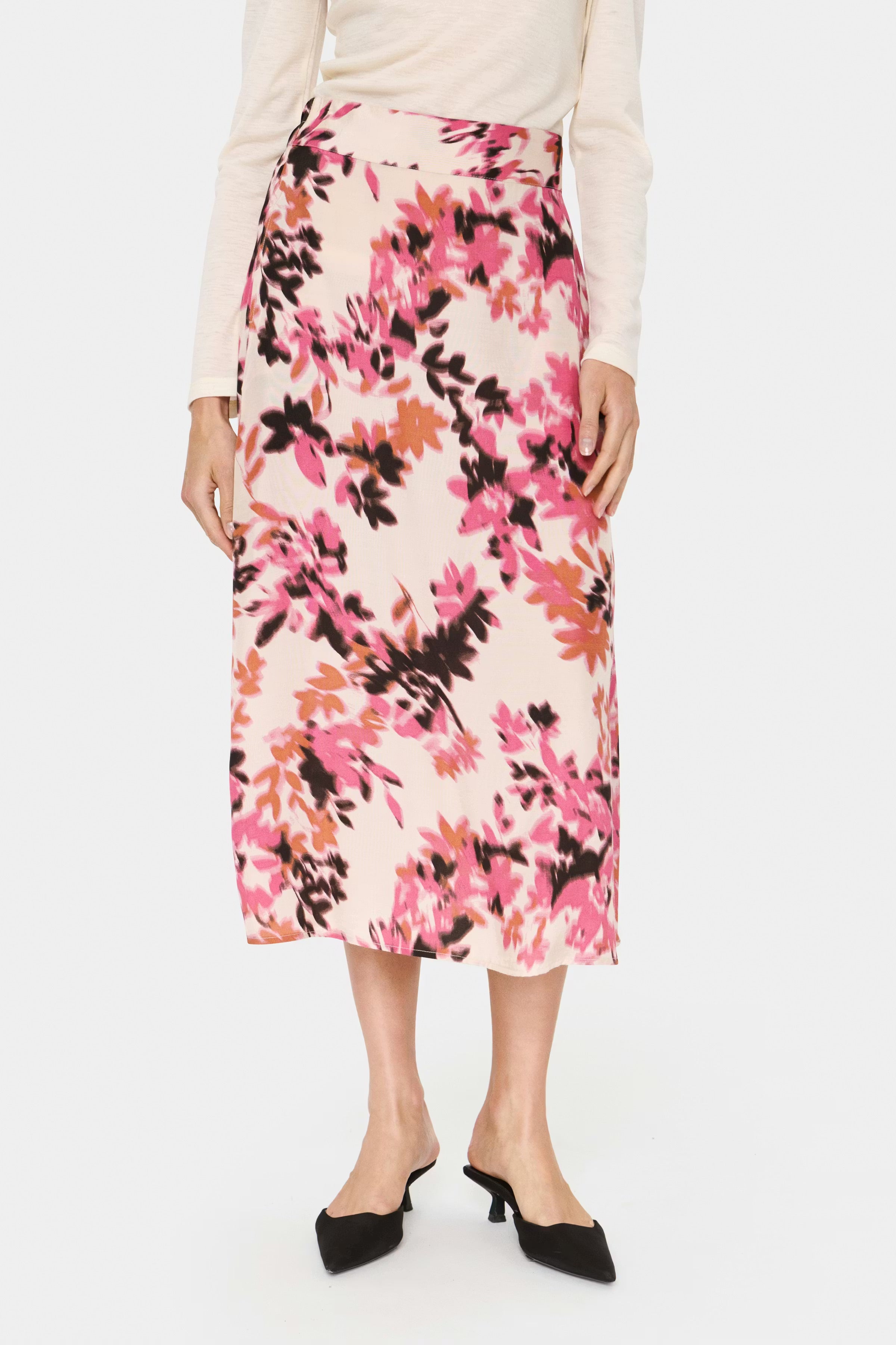 Saint Tropez GracySZ Skirt - Gray Chateau Blooms