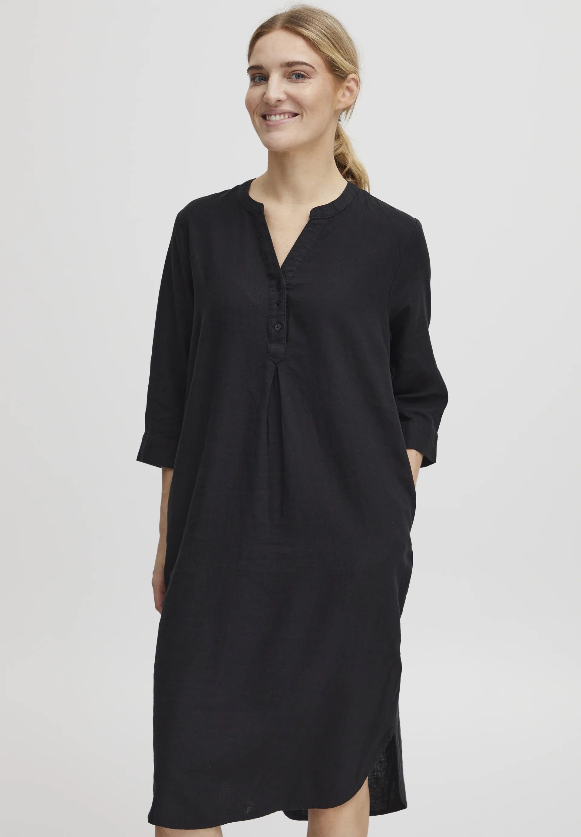 b.young BYFalakka - Shirt dress - black