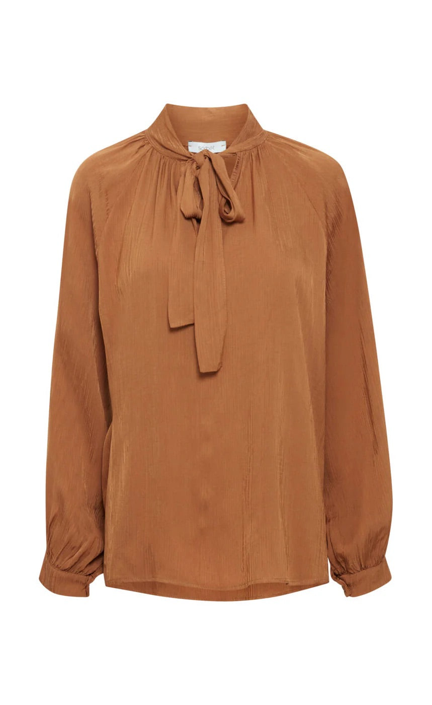 Sorbet SBPAJA Silk Blouse  - Camel