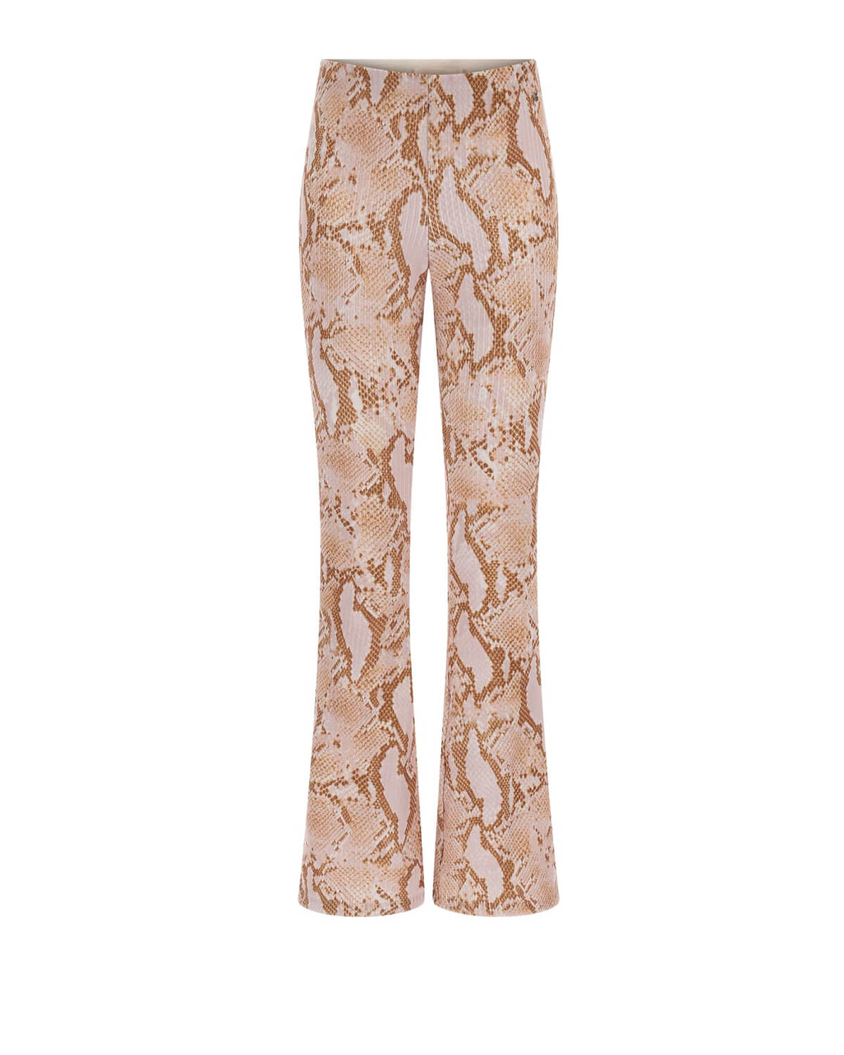 Guess Sexy Boot Snake Print Flare Trousers