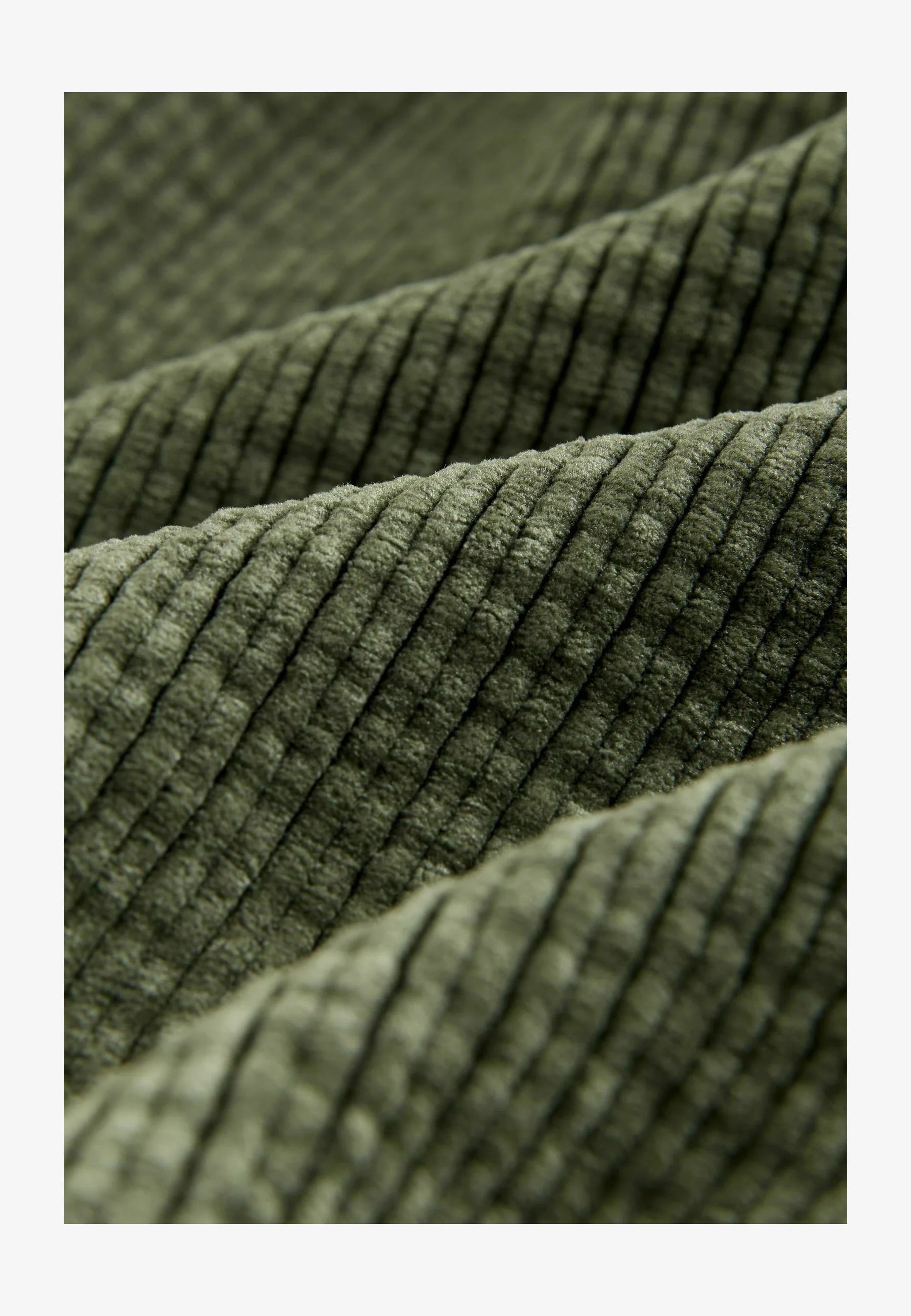 Sorbet WIDE SOFT Corduroy Trousers - Olive Green