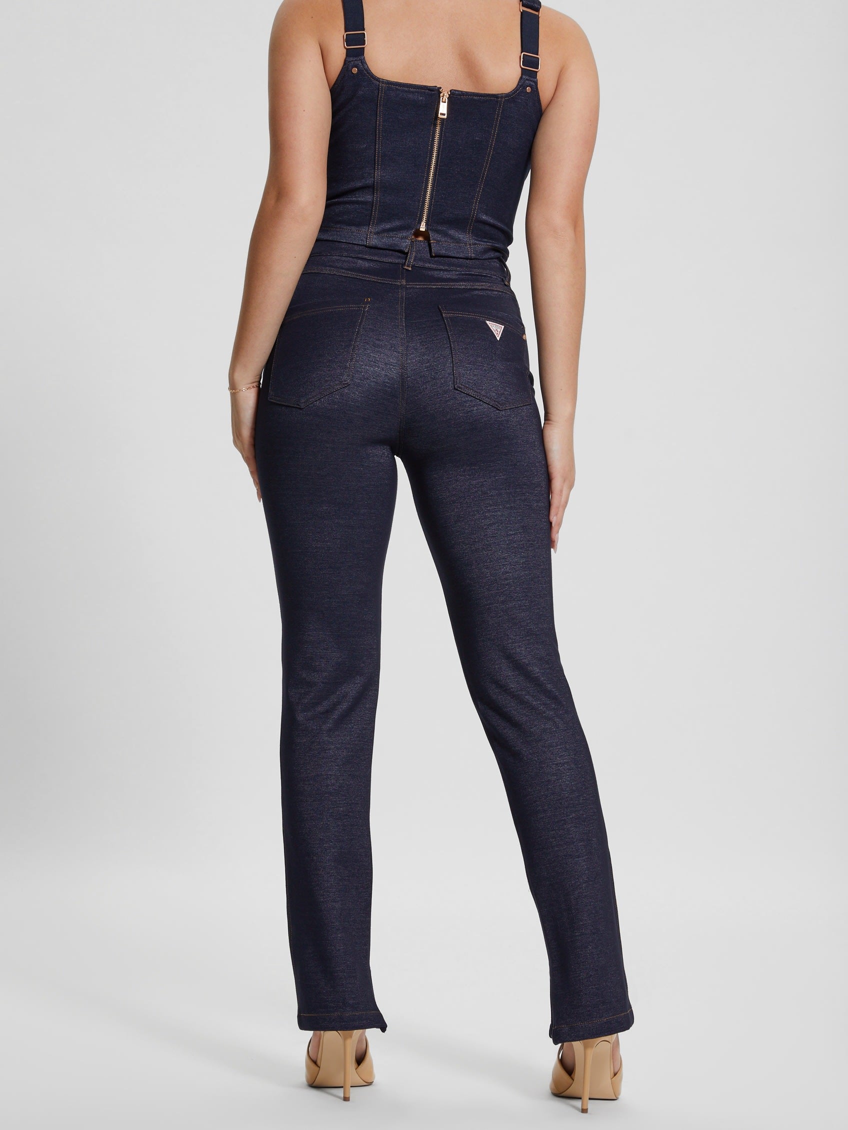 Guess Caroline Women's Dark Blue Straight-Leg Jeans
