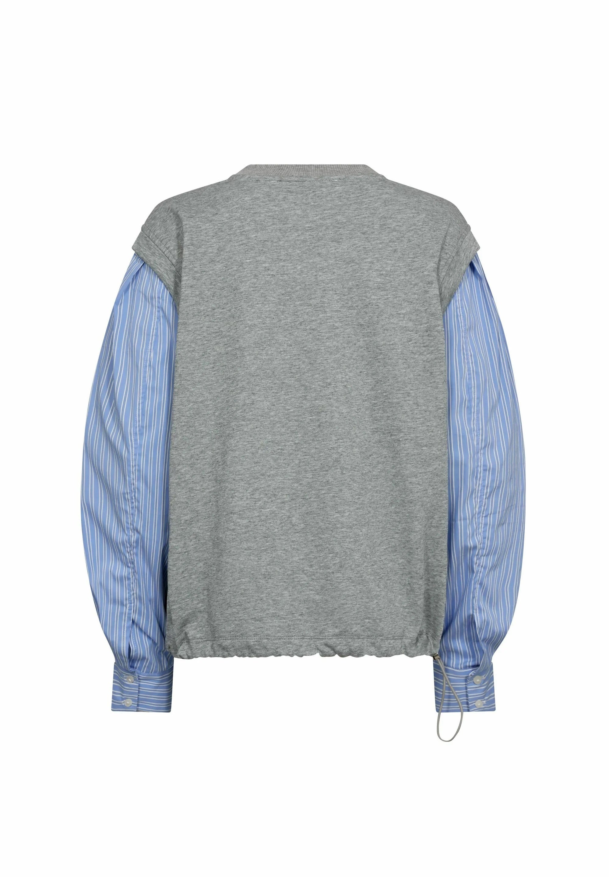 Co'couture Sabina Mix Shirt Sweat – Light Grey