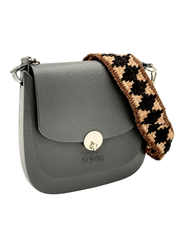 O bag Chase – Crossbody Bag with Houndstooth Strap