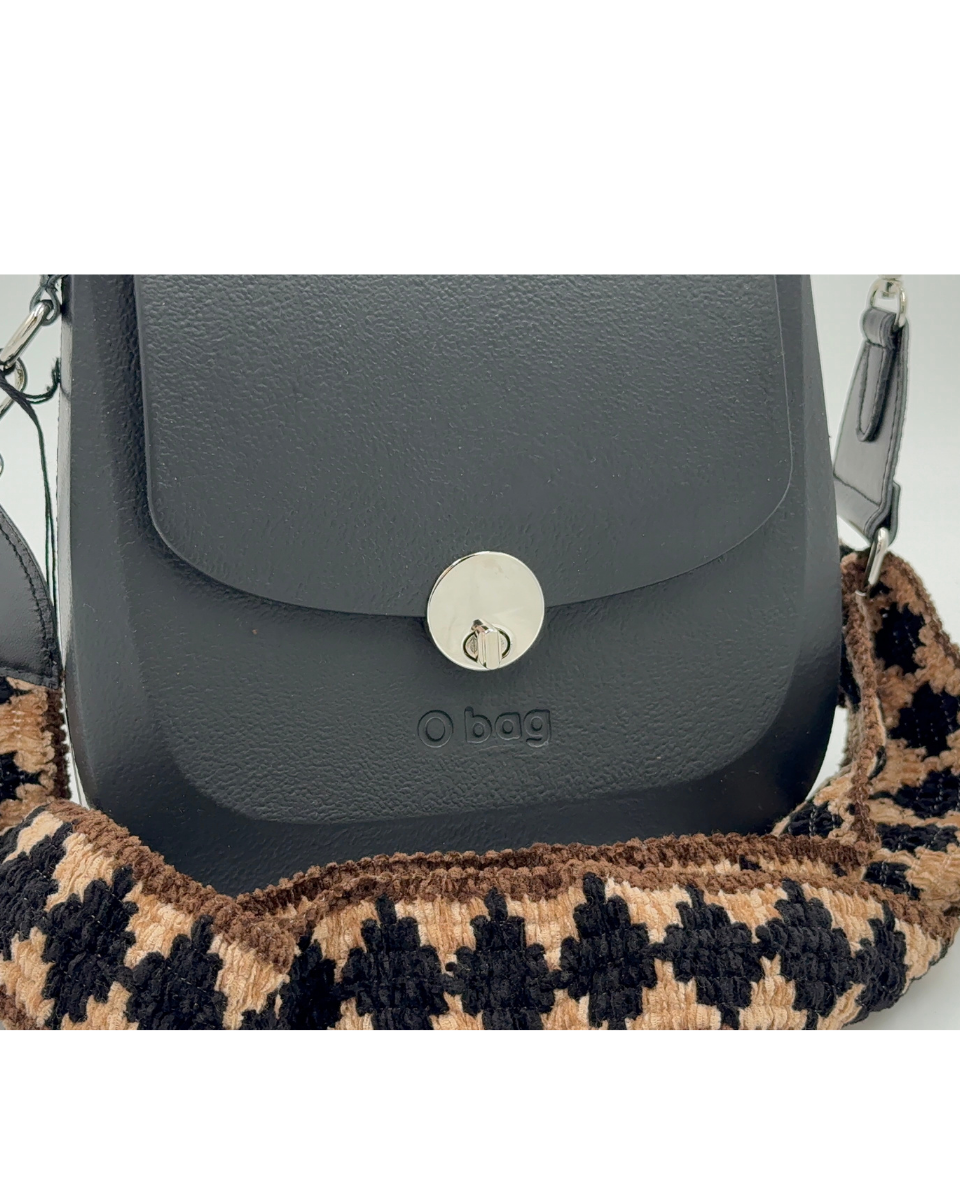 O bag Chase – Crossbody Bag with Houndstooth Strap