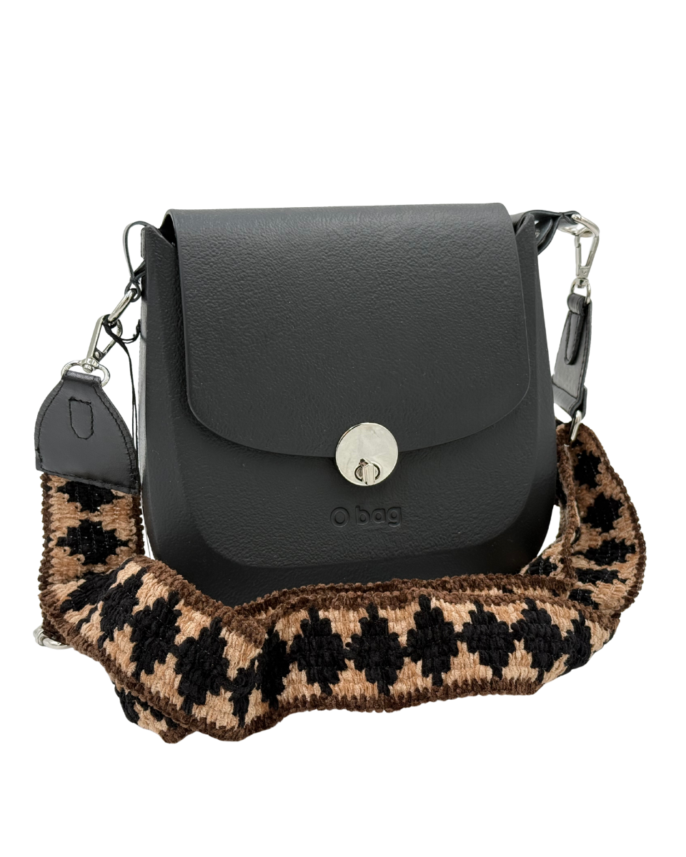 O bag Chase – Crossbody Bag with Houndstooth Strap