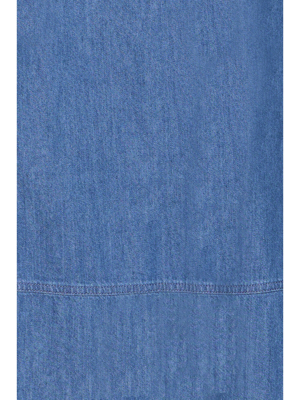 b.young Bykairon Chambray Denim A-Line Dress - Mid Blue