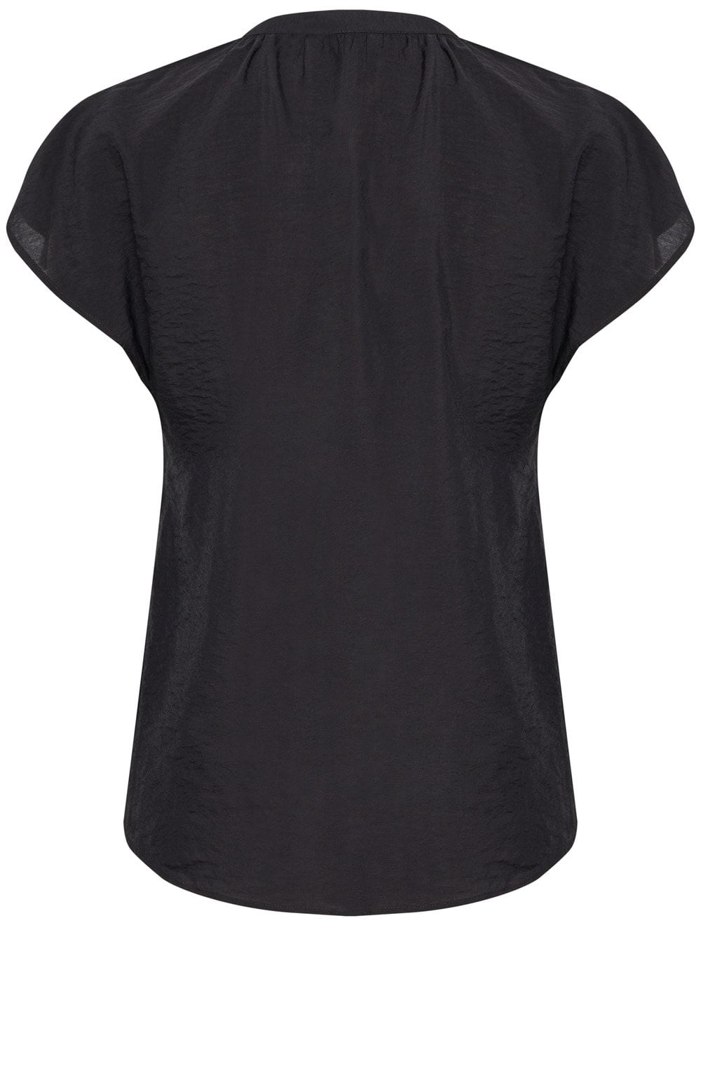 b.young Hailey Tie Neck Blouse - Black