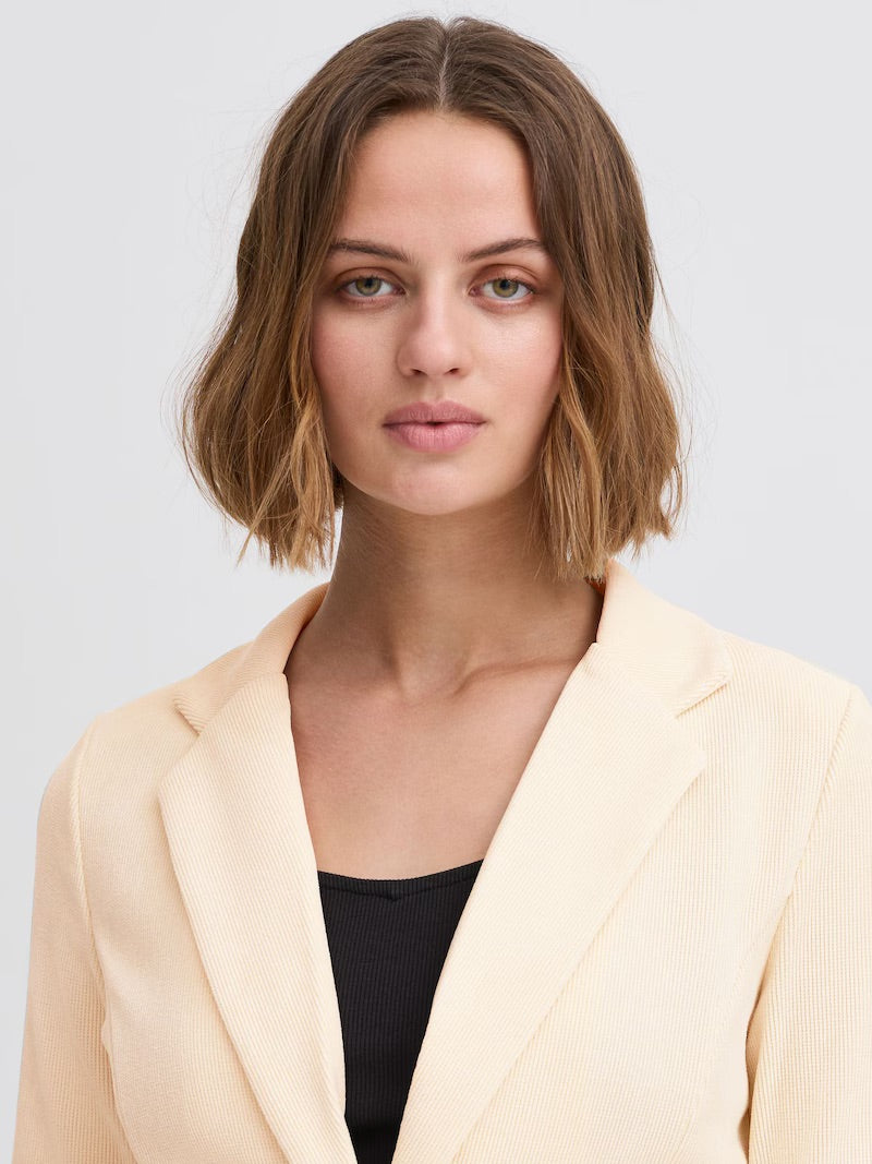ICHI Blazer 'KATE CORDUROY' in Ivory