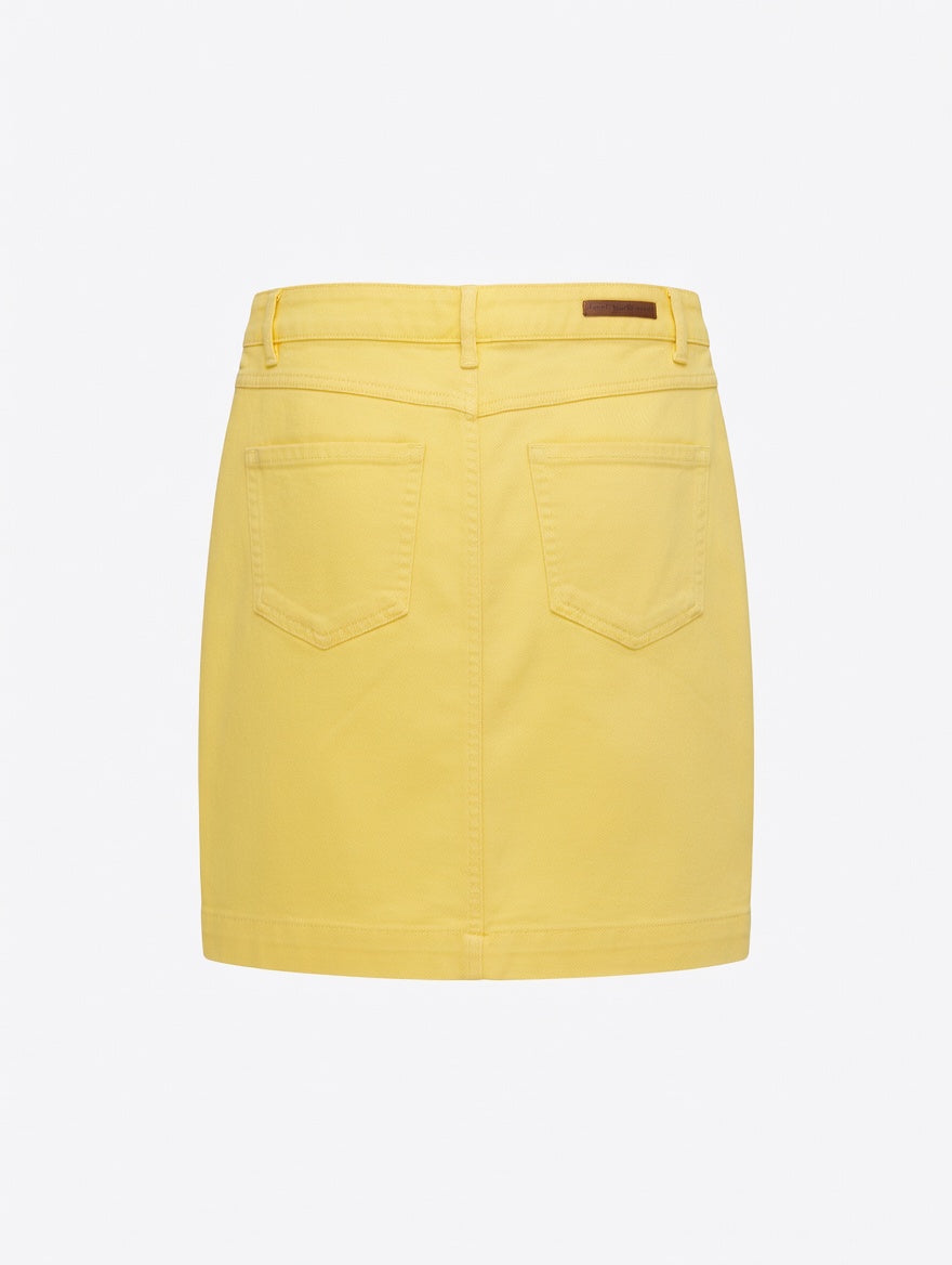 b.young Denim Skirt – Yellow