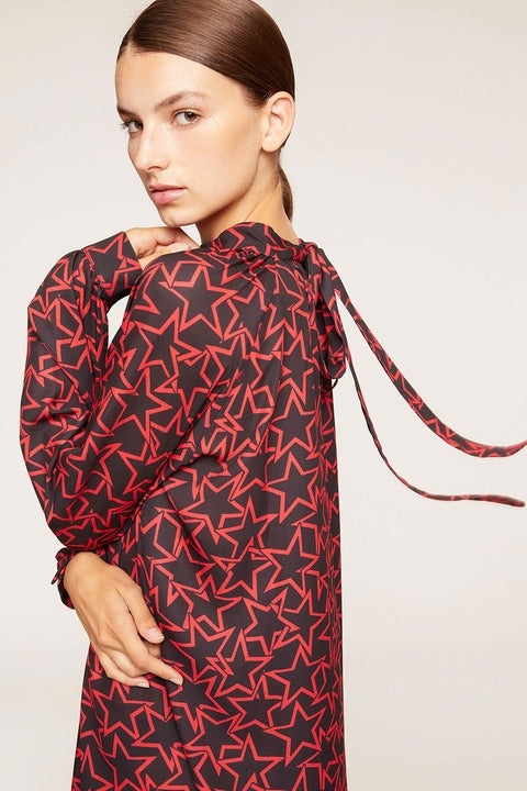 Motivi Dress with Star Print