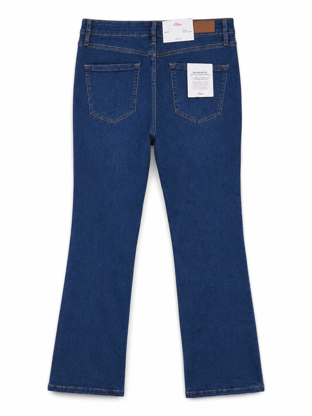 s.Oliver Mid Rise Slim Bootcut Blue Jeans – 5 Pocket Stretch Denim | Women