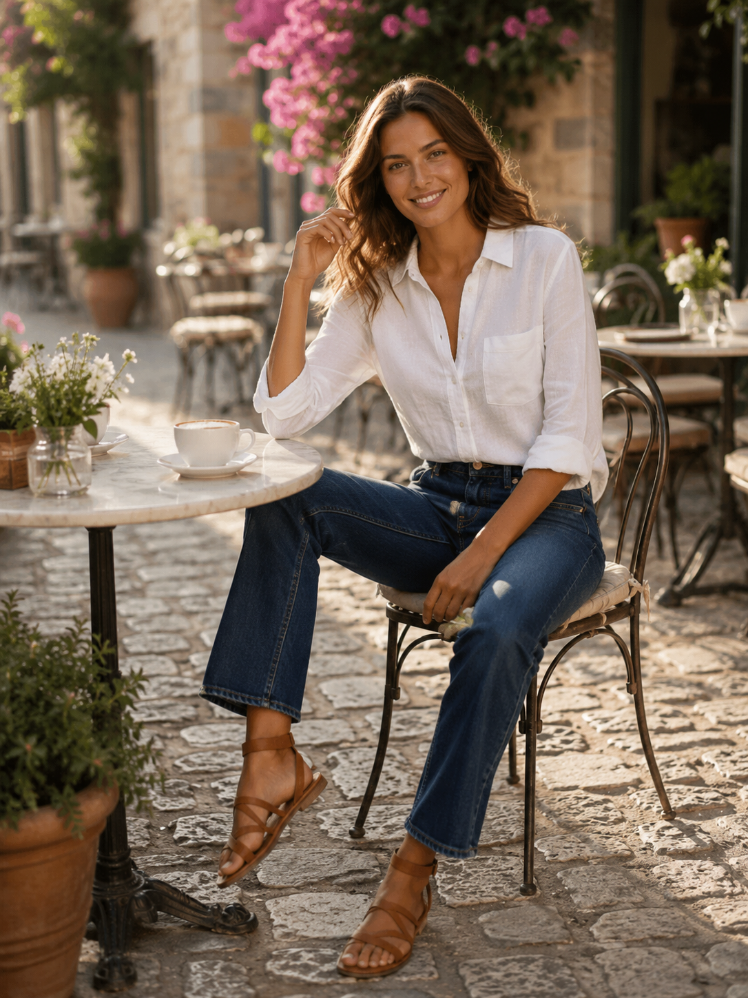 s.Oliver Mid Rise Slim Bootcut Blue Jeans – 5 Pocket Stretch Denim | Women